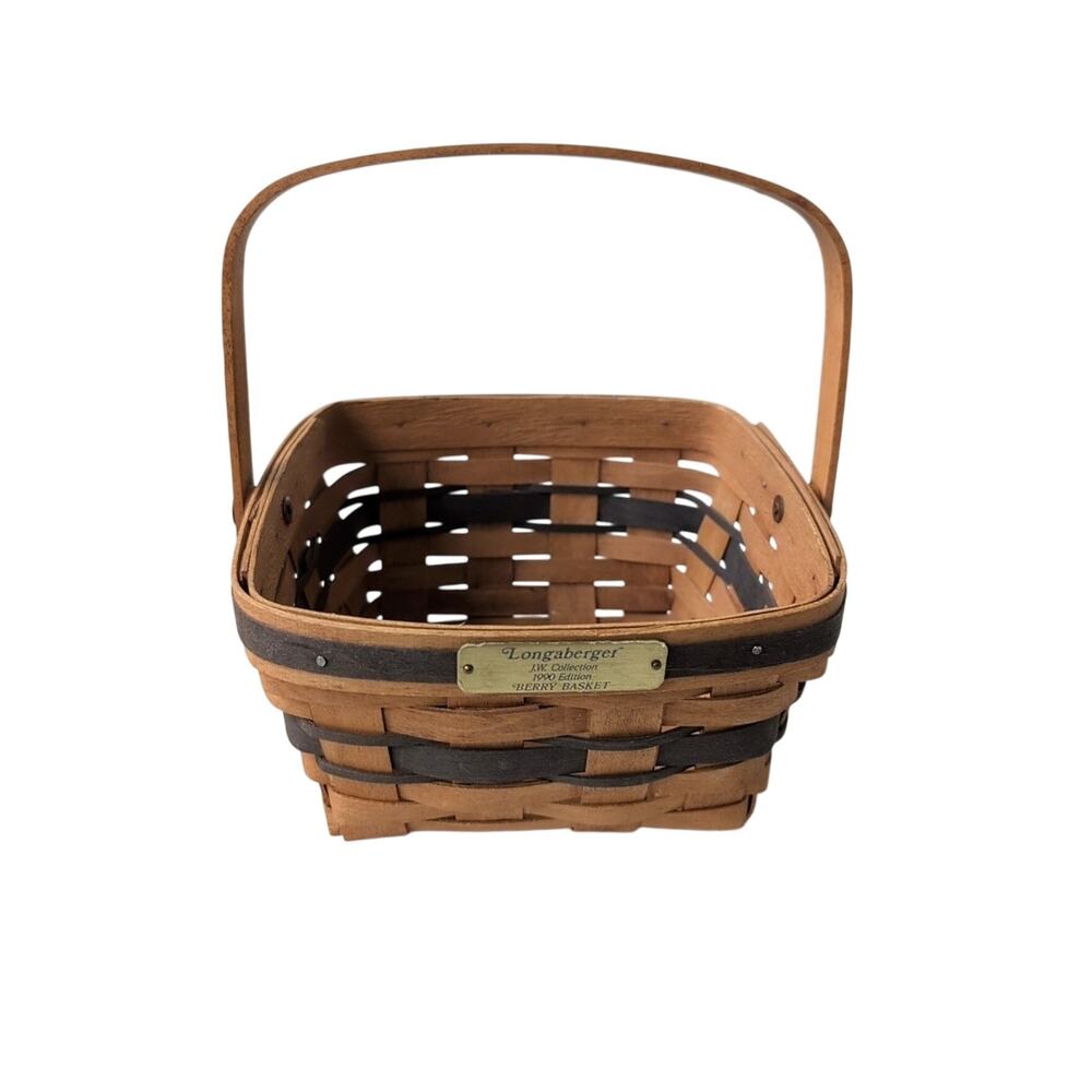 Longaberger J.W. Collection 1990 Signed Edition Berry Basket